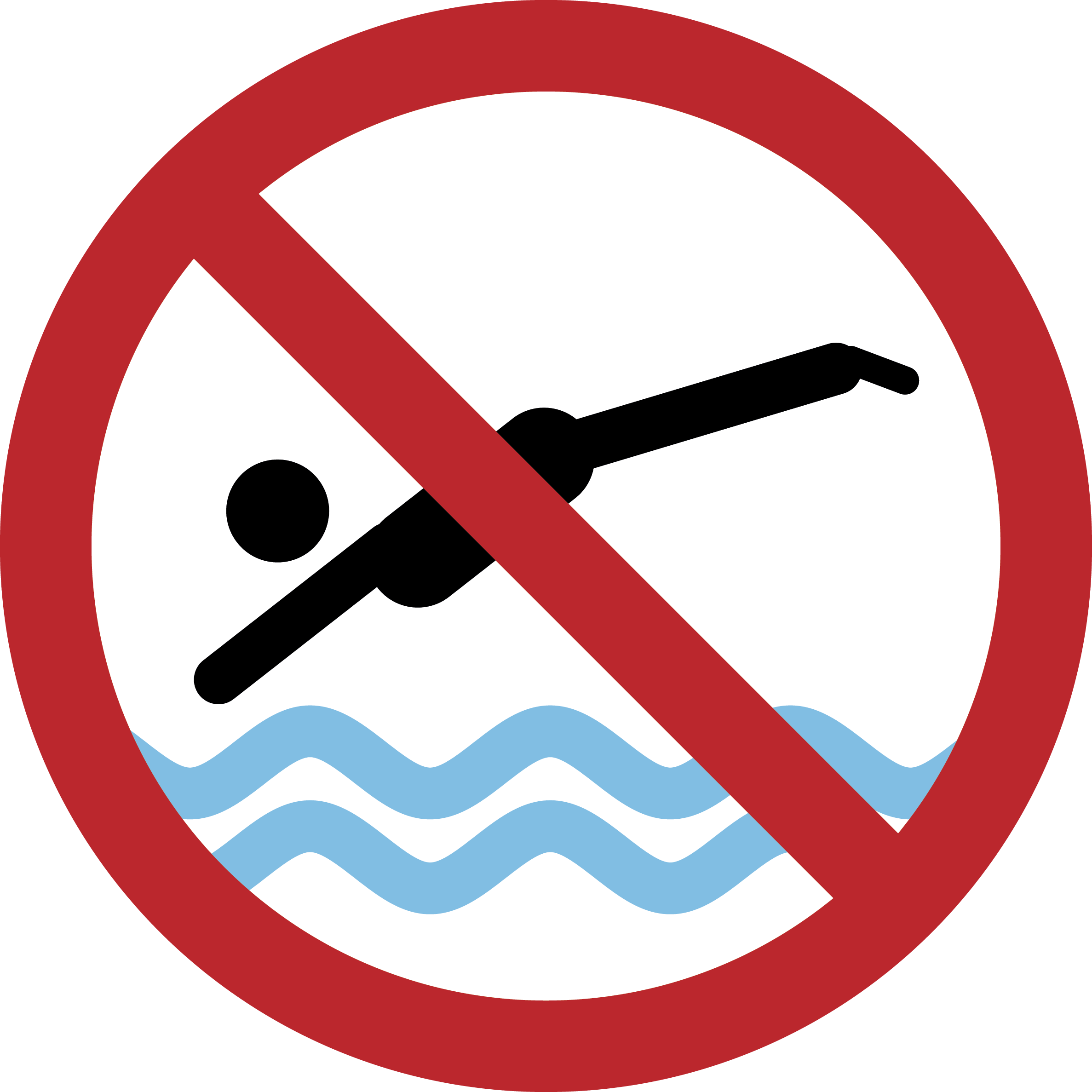 Prohibidos los clavados y actividades de riesgo